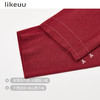 【低至6折】likeuu本命年倍暖套装圆领红色秋衣秋裤男女童 商品缩略图2