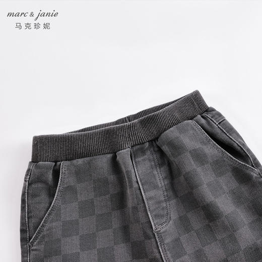 【打折】马克珍妮春装新款 女童印花仿针织牛仔裤 儿童裤子221671 商品图3