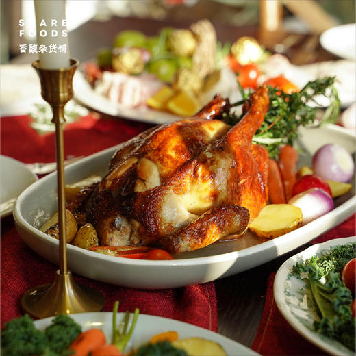 【圣诞节】黑松露黄油烤鸡 （附送专用酱汁+蔬菜包） 商品图1