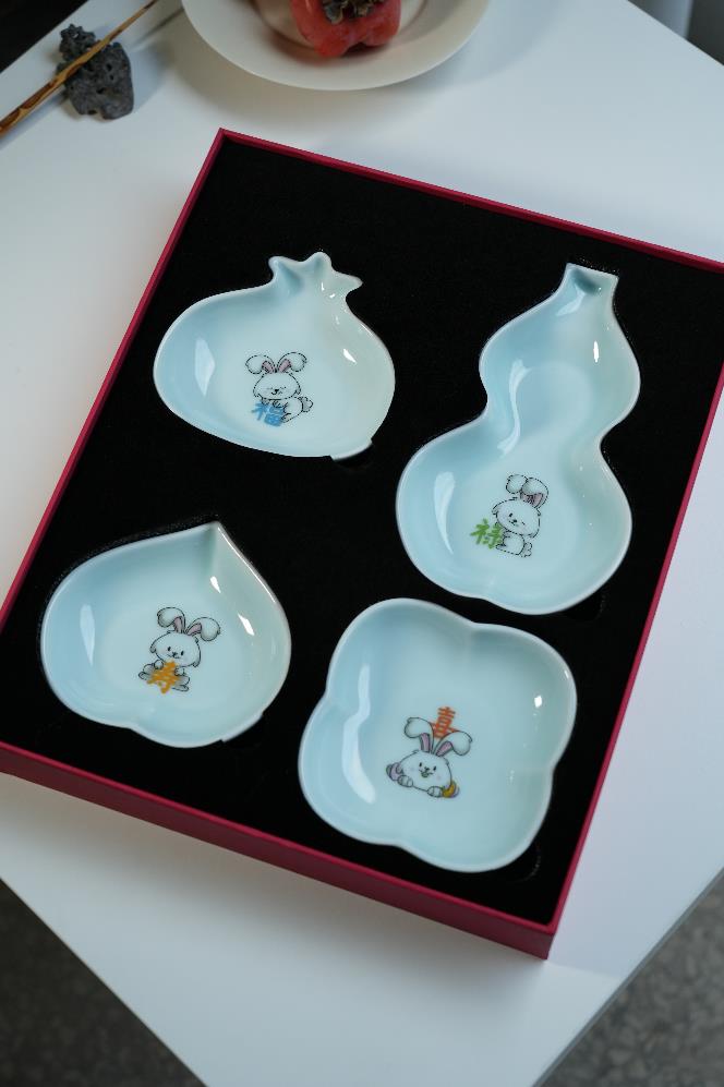 福禄寿喜·玉兔碟