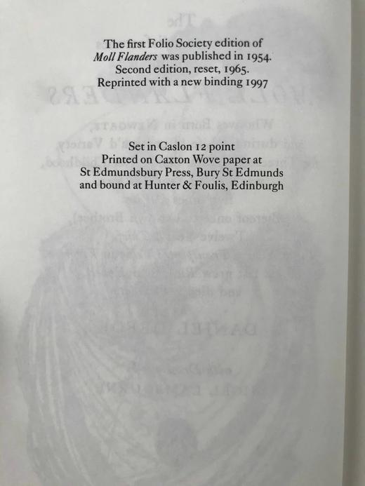 笛福《摩尔·弗兰德斯》 配多幅插图 精装16开带书匣 商品图3