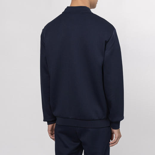 EMPORIO ARMANI EA7 阿玛尼 男士字母徽标贴花拉链卫衣外套 深蓝色 6LPM22 PJAHZ 1554 商品图2
