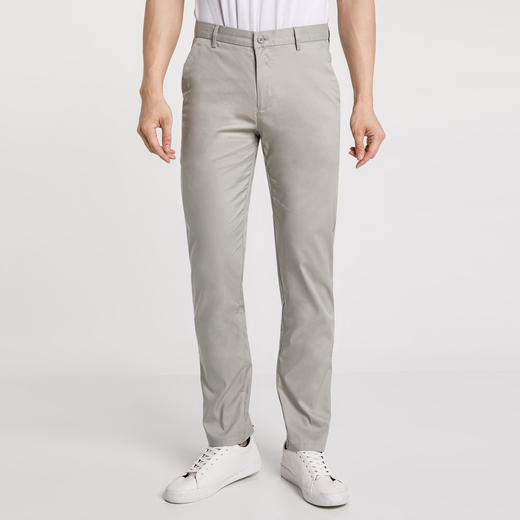 布兰施经典百搭男士直筒长裤纽扣西裤休闲裤 商品图2