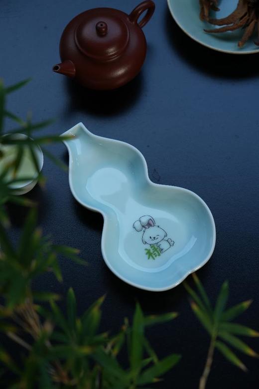 福禄寿喜·玉兔碟 商品图2