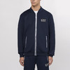 EMPORIO ARMANI EA7 阿玛尼 男士字母徽标贴花拉链卫衣外套 深蓝色 6LPM22 PJAHZ 1554 商品缩略图1