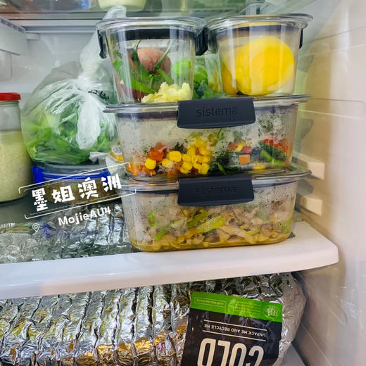 【七件套】Sistema密封保险饭盒不漏水可微波 墨姐澳洲代购 商品图3