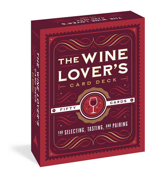 酒类爱好者知识卡片指南 英文原版 The Wine Lover's Card Deck 商品图0