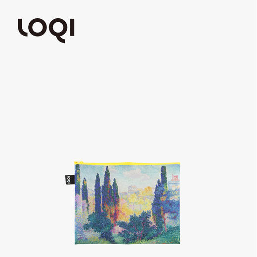 德国LOQI 博物馆系列 野罂粟系列ZP.MU.OR  时尚艺术环保收纳袋 文具数码配件收纳整理套包洗漱化妆防泼水 商品图2