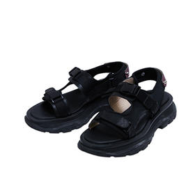 谜底2022春新款运动凉鞋女增高厚底松糕鞋沙滩摇摇鞋221MX0442