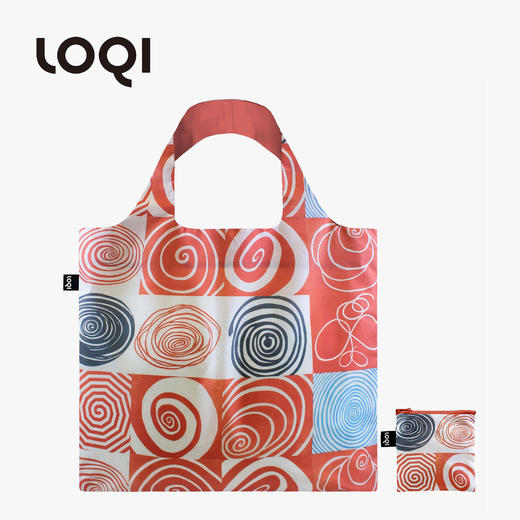 德国LOQI 博物馆系列 网格螺旋LB.SP 时尚艺术环保万用袋 折叠大容量单肩手提购物袋承重40斤防泼水 路易斯·布尔乔亚 商品图1