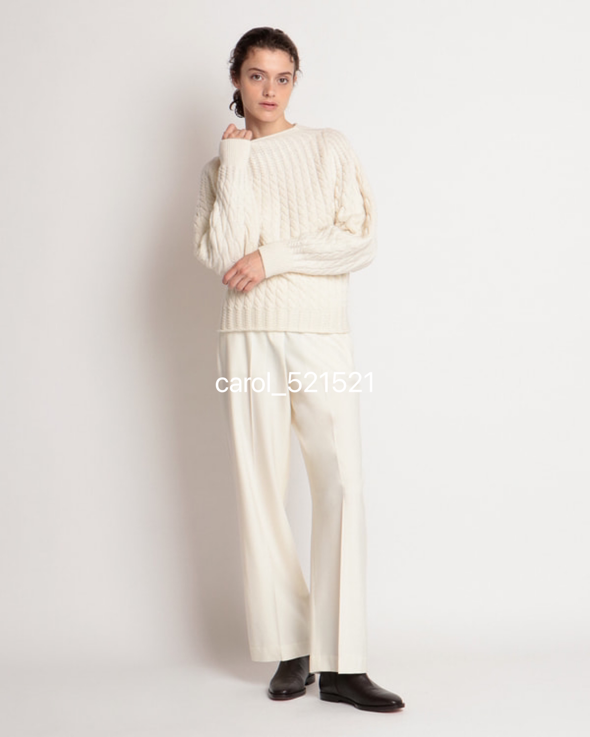 捡漏无标纯原 TH Lana Cash 2 Scuipted TNK 扭花羊绒针织衫