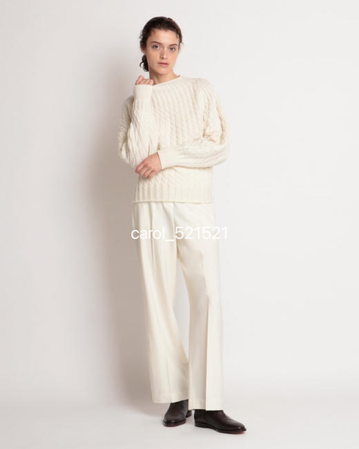 捡漏无标纯原 TH Lana Cash 2 Scuipted TNK 扭花羊绒针织衫 商品图0