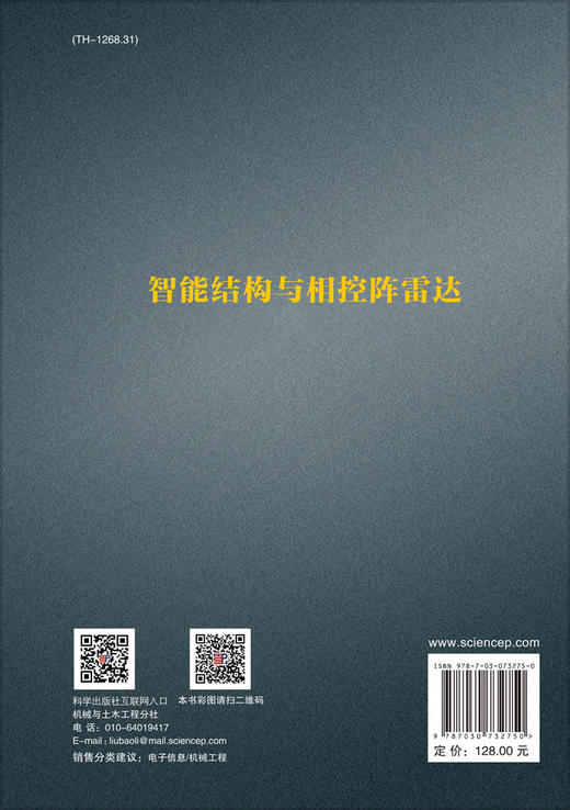 智能结构与相控阵雷达/唐宝富，张轶群，周金柱 商品图1