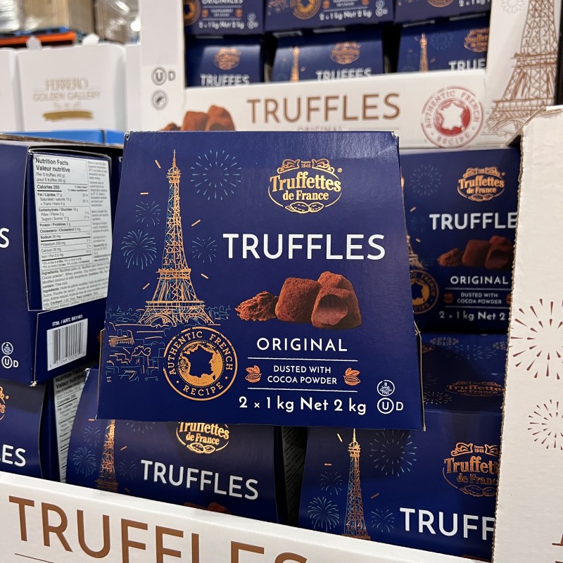 Truffles chocmod 法国乔慕黑松露原味巧克力可可2000g新年限定装 #天津仓