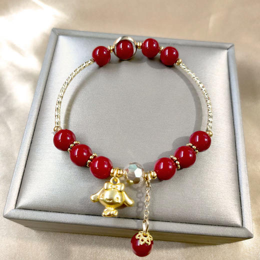 国潮2023新款兔年手链新年款红珠手链 ken10 商品图8