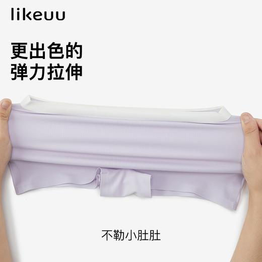 【低至5折】likeuu儿童四角内裤女童无尺码运动透气少女平角裤LB22101 商品图2