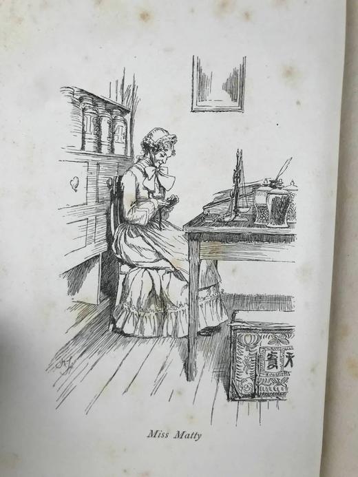 1898年 盖斯凯尔夫人《克兰福德》 休·汤姆森近百幅插图 漆布精装32开 商品图2