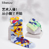 ubras旗下likeuu你好艺术联名款亲子中筒袜儿童精梳棉袜子34-38码 商品缩略图2