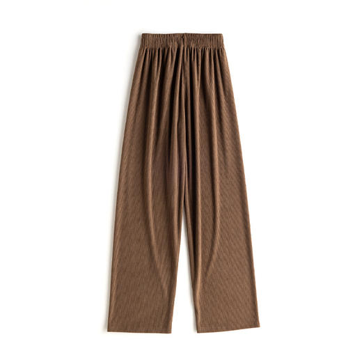 【显瘦显高 秋冬百搭 满满品质感】灯芯绒阔腿裤女韩版显瘦休闲裤高腰垂坠感秋冬直筒裤小个子长裤 商品图5