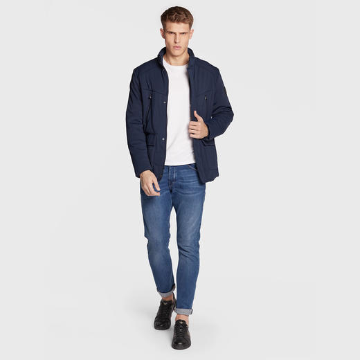 EMPORIO ARMANI EA7 阿玛尼 男士金属字母徽标夹克外套 蓝色 6LPB30 PNR2Z 1554 商品图3