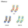 ubras旗下likeuu你好艺术联名款亲子中筒袜儿童精梳棉袜子34-38码 商品缩略图4