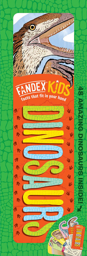 Fandex Kids 恐龙 科普启蒙卡片书 英文原版 Fandex Kids: Dinosaurs