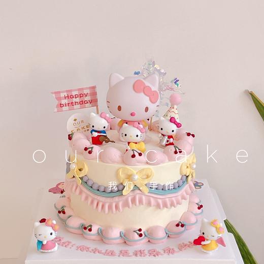 Hello Kitty 凯蒂猫复古蛋糕-低糖处理无添加 商品图1