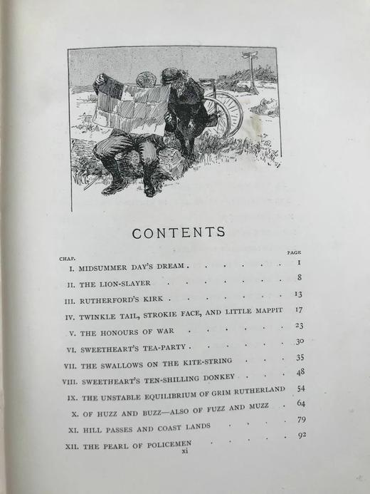 1895年 克罗克特《甜心旅行者》 约80幅精美插图 漆布精装大32开 商品图5