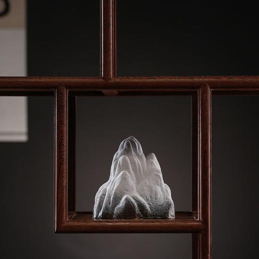 新中式禅意水族鱼缸造景假山陶瓷摆件大中小号桌面景观沙盘装饰品 商品图5