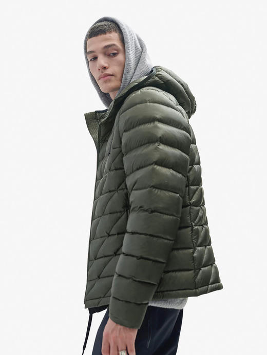 Holden - M PACKABLE DOWN JACKET - STONE GREEN - 男装 - 滑雪夹克 - 石绿色 商品图0