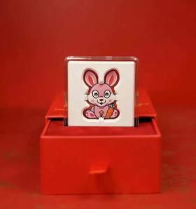 兔年卡通银币 纽埃发行 含银10克