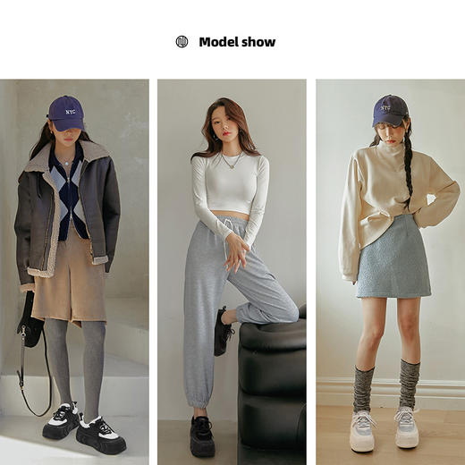 ZHR老爹鞋女2022秋冬新款加绒高帮厚底爆款加厚运动休闲棉鞋 商品图3