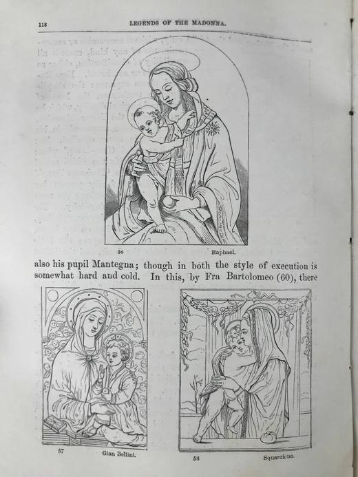 1899年 圣母玛利亚传奇 192幅版画插图 漆布精装大32开 商品图7