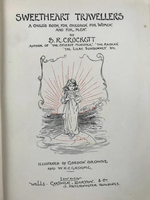 1895年 克罗克特《甜心旅行者》 约80幅精美插图 漆布精装大32开 商品图3