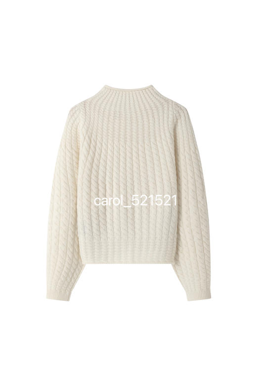 捡漏无标纯原 TH Lana Cash 2 Scuipted TNK 扭花羊绒针织衫 商品图3