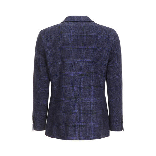 布兰施轻奢商务修身格纹经典羊毛西服 商品图2