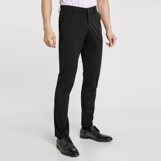 布兰施春夏百搭纯色男士直筒长裤休闲裤 商品图1