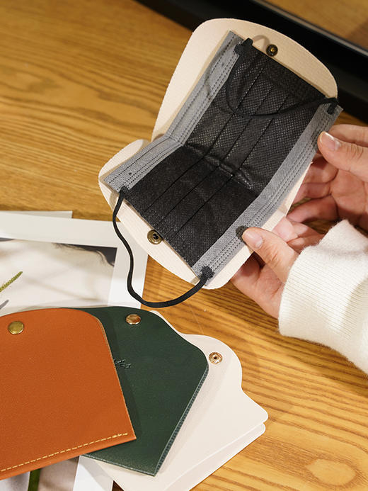 【积分兑换】悦甄 日式纯色防尘口罩收纳夹 商品图4