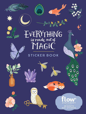 一切皆由魔法构成 儿童启蒙贴纸互动书 英文原版 Everything Is Made Out of Magic Sticker Book