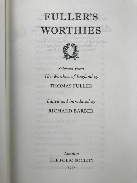 富勒《英格兰名人传选编》 29幅插图 精装16开带书匣 商品图2