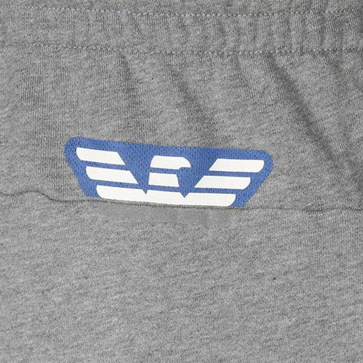 EMPORIO ARMANI EA7 阿玛尼 男士棉质字母徽标印花休闲运动裤 浅灰色 6LPP86 PJEQZ 3905 商品图2