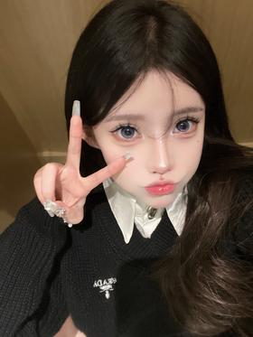 Paprikacon 年抛 光の蓝扎霜华 直径14.2mm 着色13.4mm