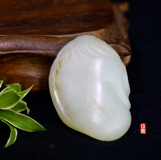 和田玉（白玉）籽料挂件--财神47.55g 商品图2