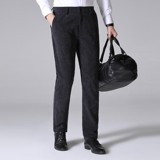 罗蒙秋冬厚款灯芯绒休闲裤男士时常百搭商务休闲长裤子 商品图9