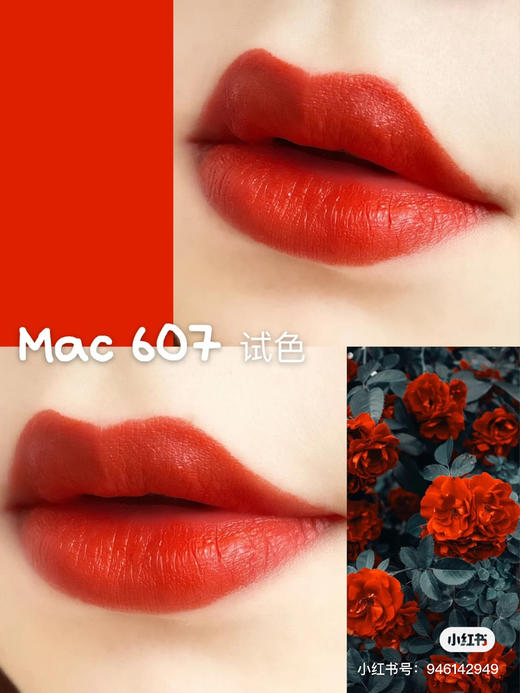 Mac 607 珊瑚红 商品图0