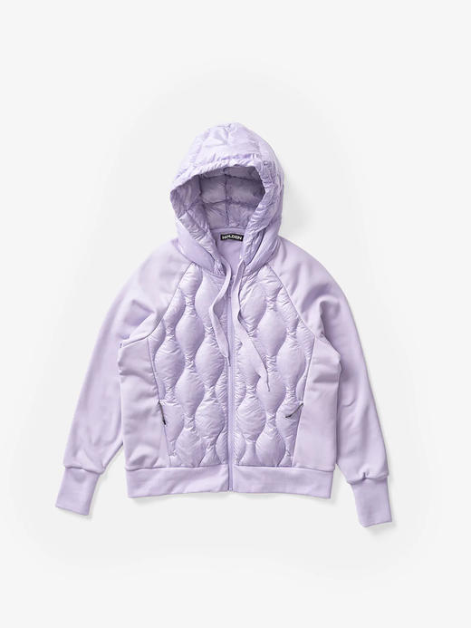 Holden - W DOWN ZIP HOODIE - DIGITAL LAVENDAR - 女装 - 上衣 - 紫色 商品图3