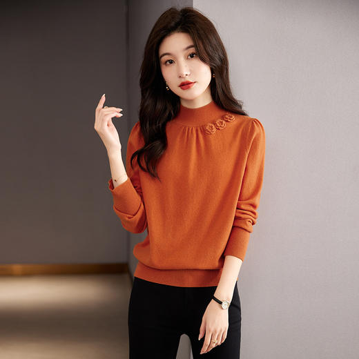 年轻妈妈羊毛衫100纯羊毛毛衣秋冬CC-52-YM863 商品图7