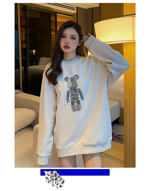ADER 烫钻刺绣卫衣1631  [福利品] 商品图2