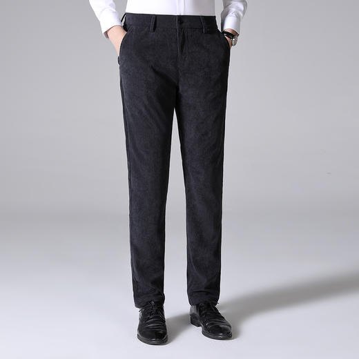 罗蒙秋冬厚款灯芯绒休闲裤男士时常百搭商务休闲长裤子 商品图7