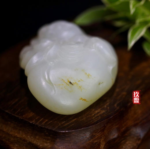和田玉（白玉）籽料挂件--财神47.55g 商品图5